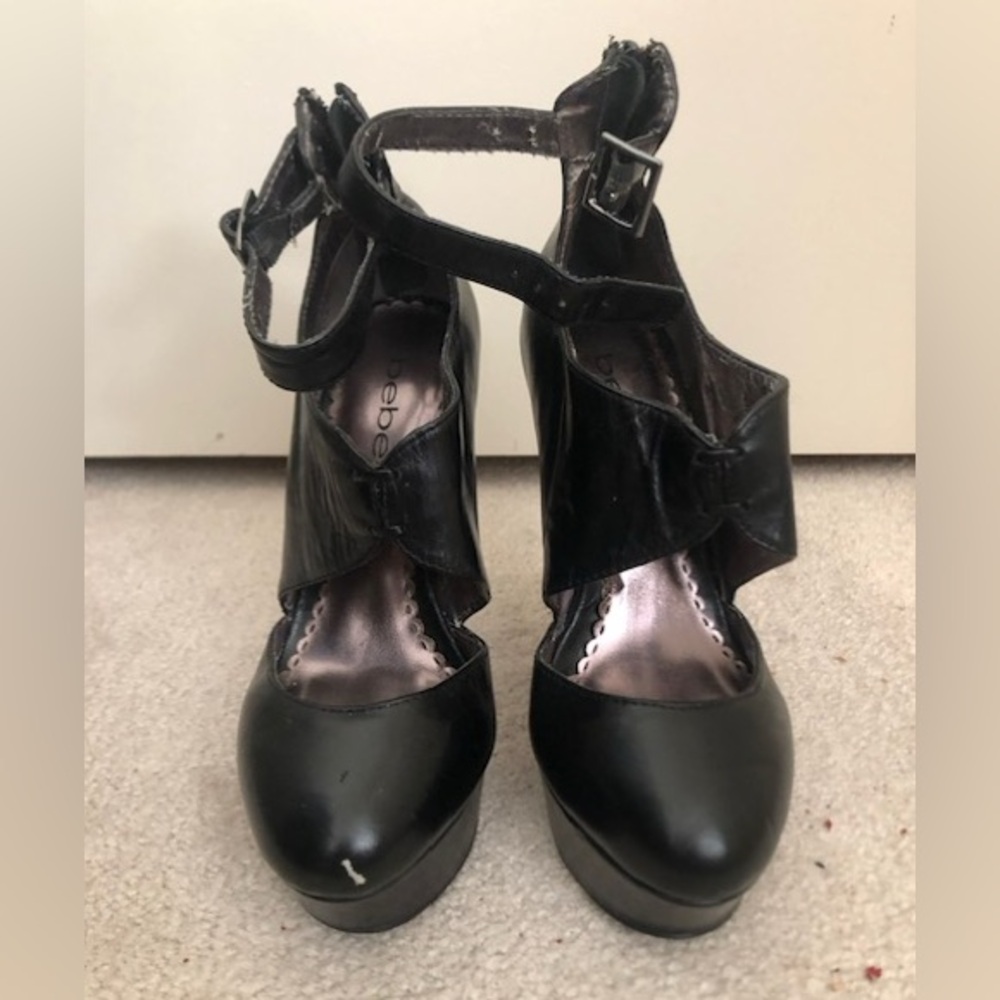 Bebe Black Heels